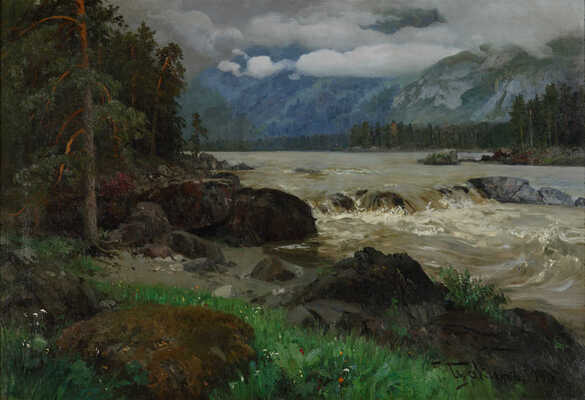 Гуркин (Чорос) Григорий Иванович. Река Катунь
